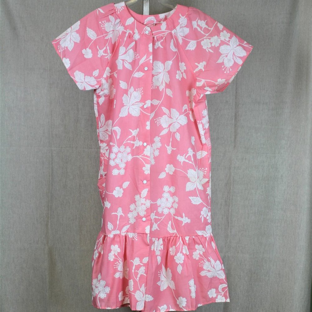 Light pink and white floral dress